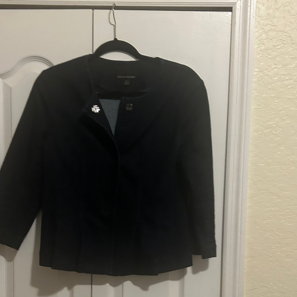 Banana Republic Dressy Blue Denim Jacket
